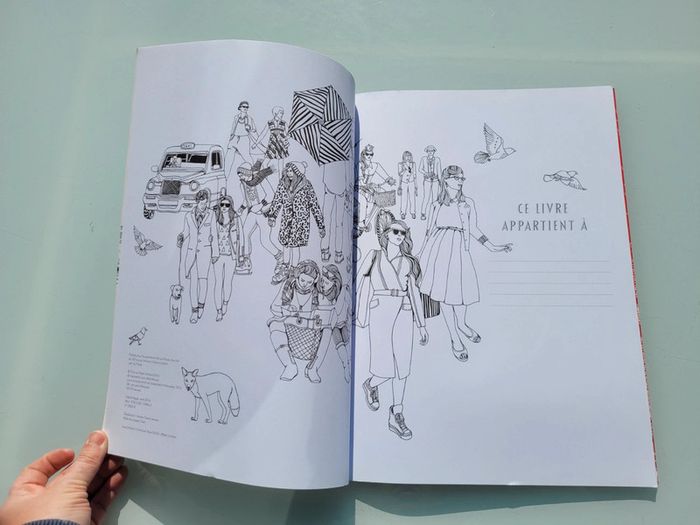 Grand cahier de coloriage Colorier Londres, éditions Marabout (47) - photo numéro 3