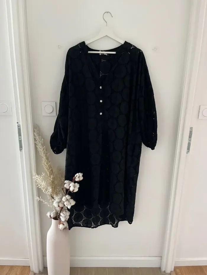 Robe longue noire