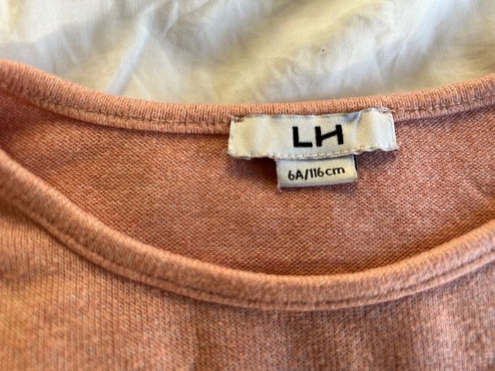 Haut / pull fin la Halle rose 6 ans - photo numéro 3