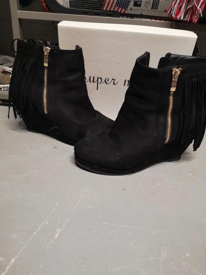 Bottines à franges