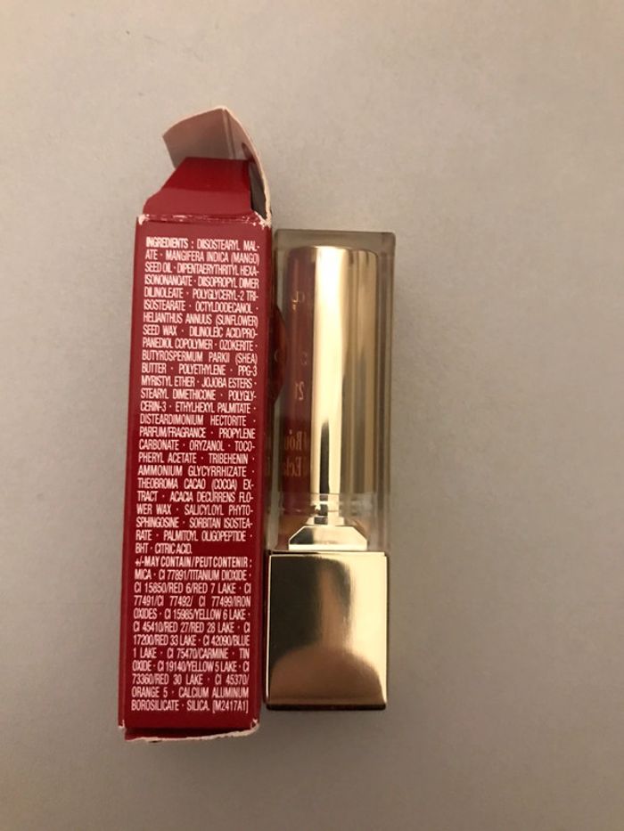 Clarins paris 21 rouge éclat coulleur satin sion anti-age - photo numéro 10