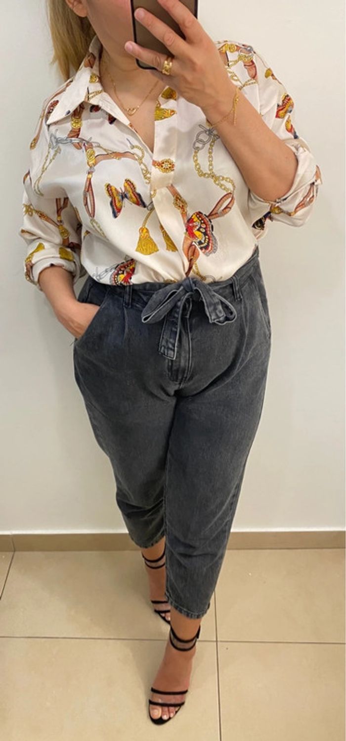 Blouse fluide satinée Zara - photo numéro 2