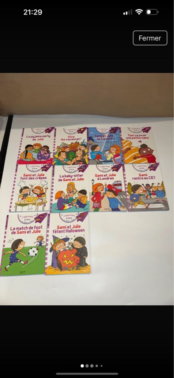 Livres Sami et julie