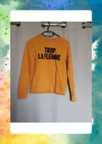 Sweat avec texte 12 ans