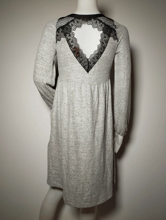 Robe pull avec dentelle dans le dos Naf Naf XS - photo numéro 3