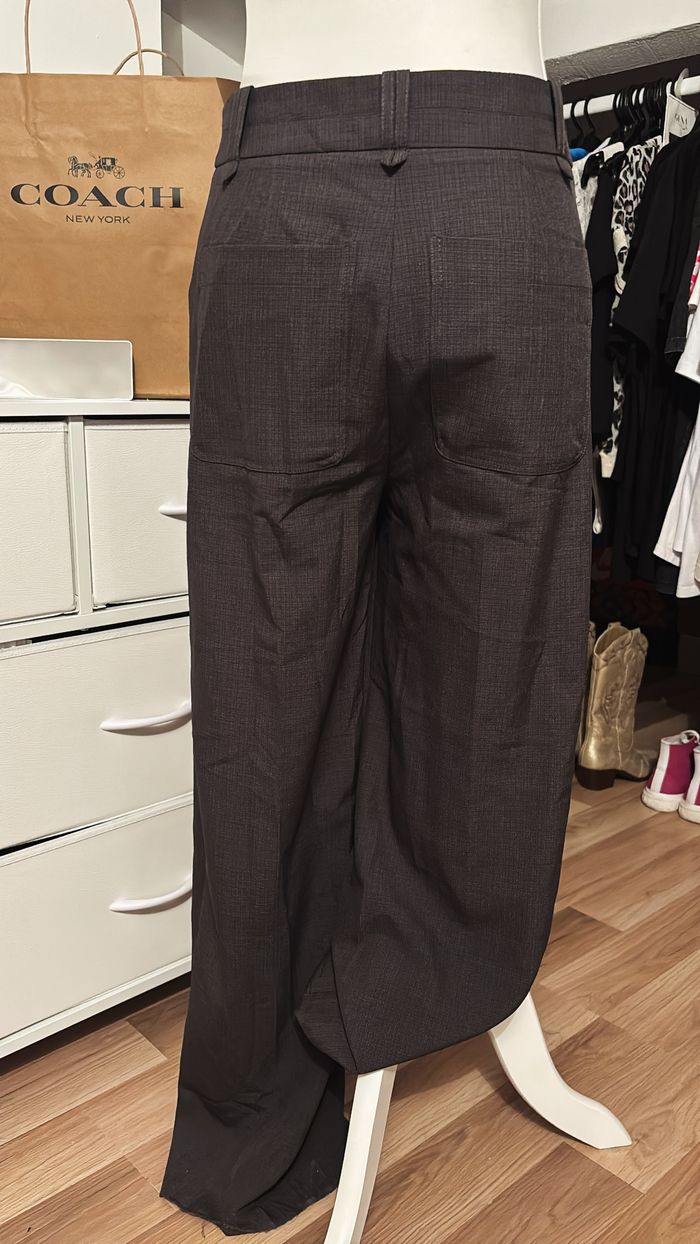 Pantalon gris anthracite large Monoprix T36 - photo numéro 2