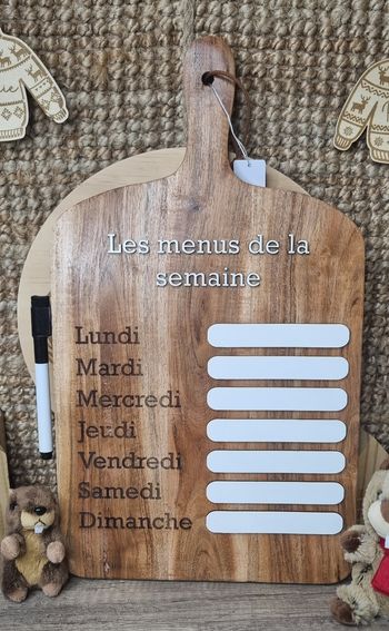 Planche menus de la semaine