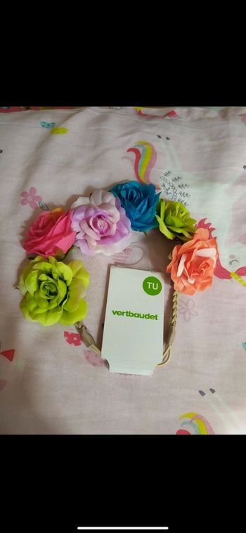 Bandeau a fleurs Vertbaudet