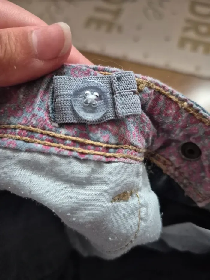 Short jean tape a l'œil 24 mois 86cm - photo numéro 4