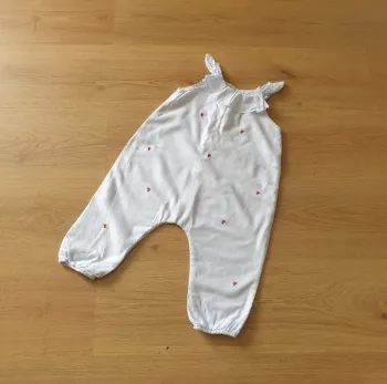 🩷 Combinaison brodée avec collerette  Kiabi 24 mois #emyfleury_24moisfille