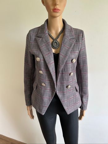Blazer à carreaux In Vogue taille S jamais porté