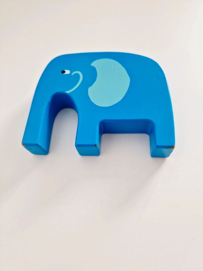 Lot 5 figurines d'animaux en bois - photo numéro 7