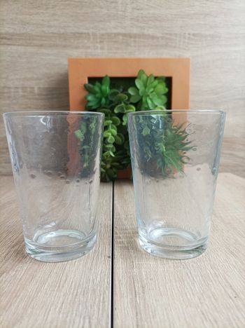 Lot 2 verres à eau 