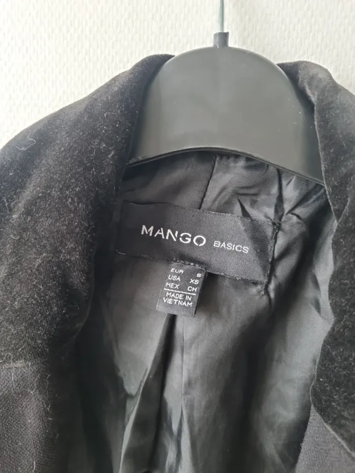 veste blazer noir a boutons mango - photo numéro 4
