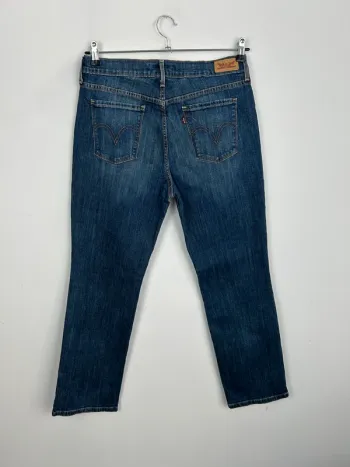 Jean Levi's Femme Bleu Marine W31 | 505 Straight Leg | Taille FR42 | Très Bon État BP78