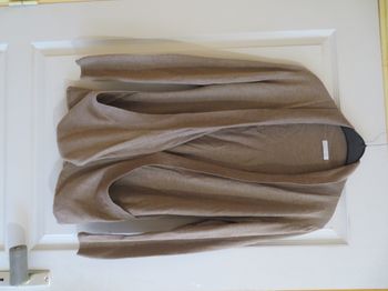 Beau gilet marron clair