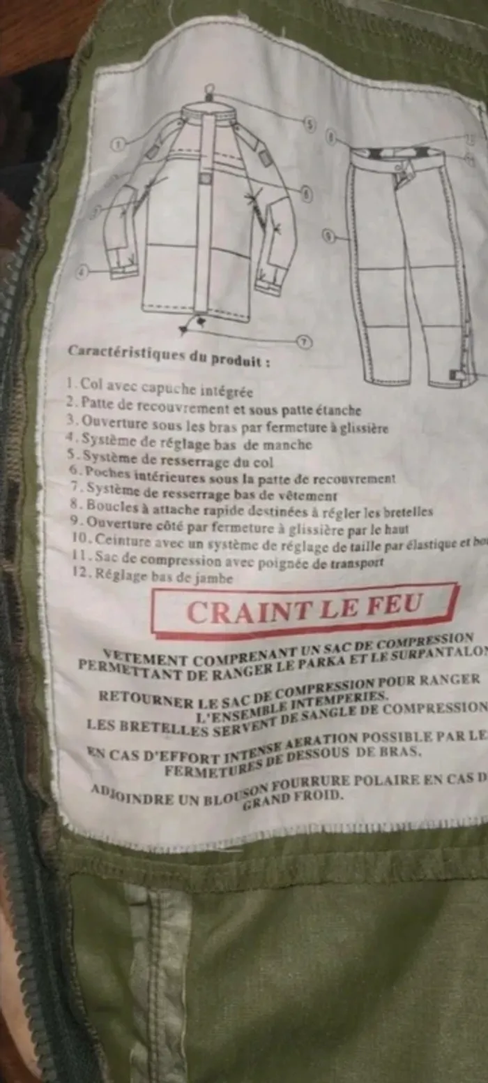 Parka militaire française L - photo numéro 10
