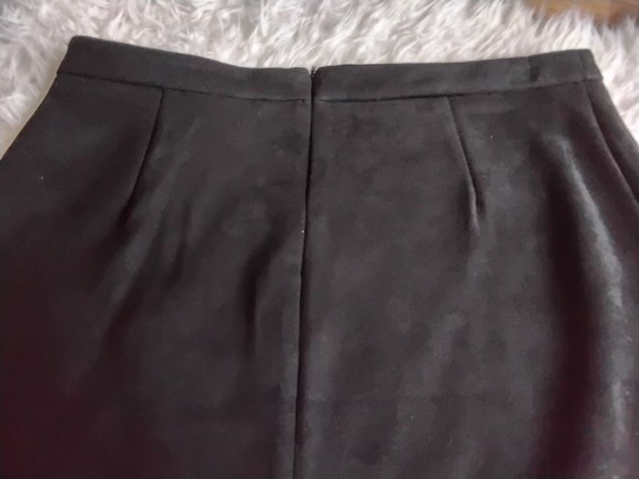 Jupe effet portefeuille noire - photo numéro 6