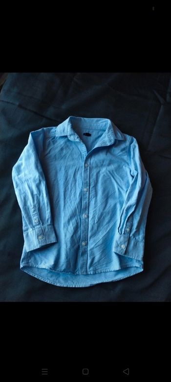Chemise garçon bleu kiabi