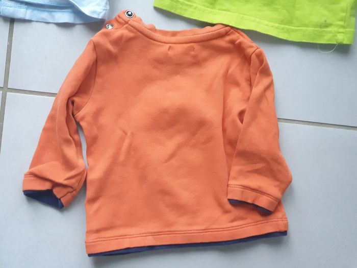 3 T- shirts Manche Longue 9 mois - photo numéro 6