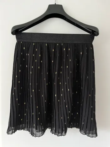 Jupe noire motifs doré