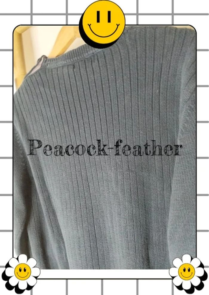Pull bleu xxl/44 owk homme - photo numéro 7