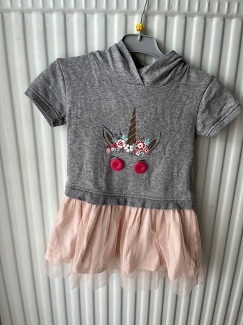 Robe sweat + tutu avec capuche