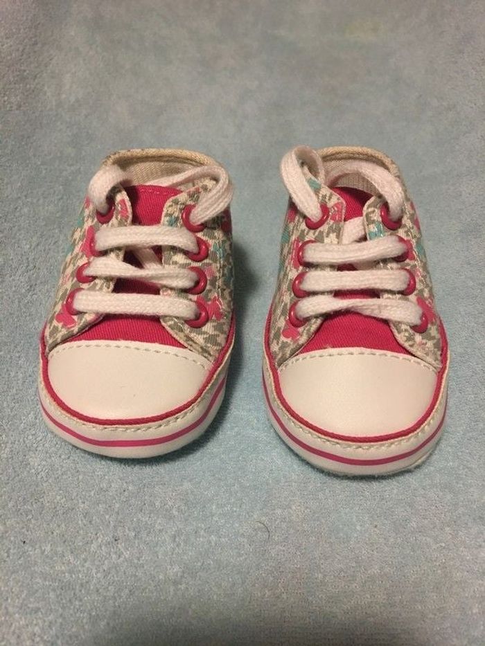 Baskets bébé fille 0/6 mois