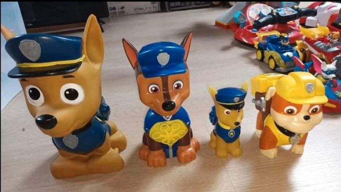 Lot grande figurine pat patrouille