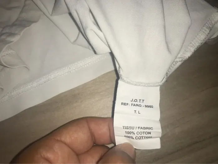Tee-shirts jott blanc L - photo numéro 5