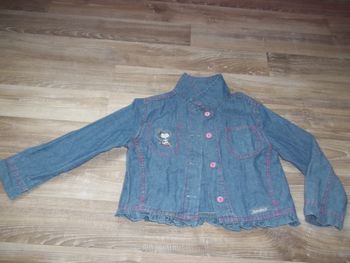 Veste légère jean Snoopy 5 ans (mant1)