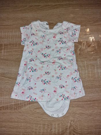 Robe avec body 6 mois