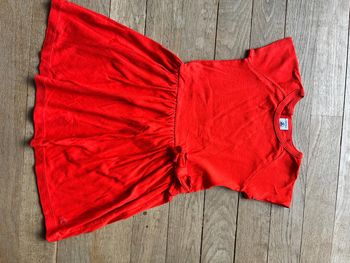 Robe rouge Petit Bateau 6 ans