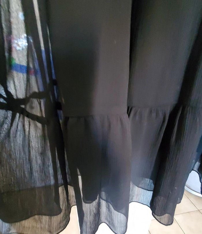 Robe longue noire sans manche 3 Suisses Taille 40 - photo numéro 4