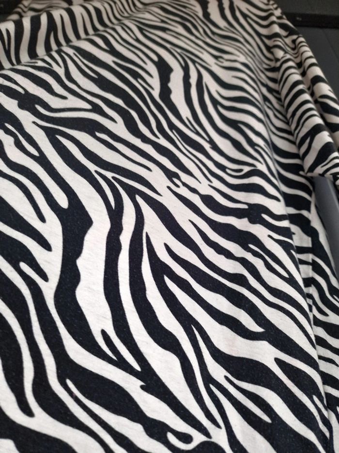 T shirt ample Motif zebre - photo numéro 2