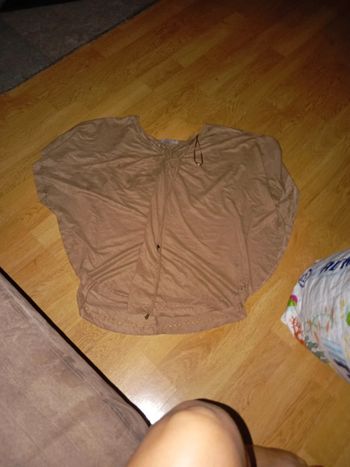 Blouse effet daim gemo