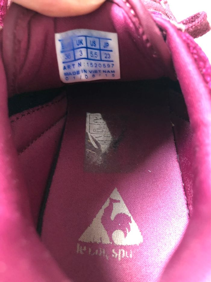 Baskets roses Le coq sportif 36 - photo numéro 5
