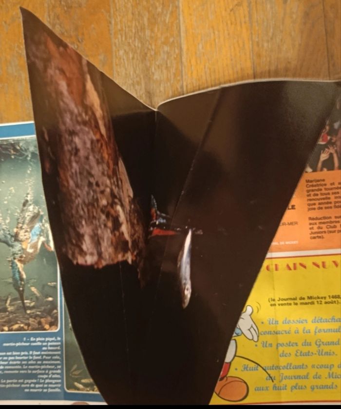 Ancien journal de mickey avec poster N°1467 de 1980 vintage - photo numéro 3