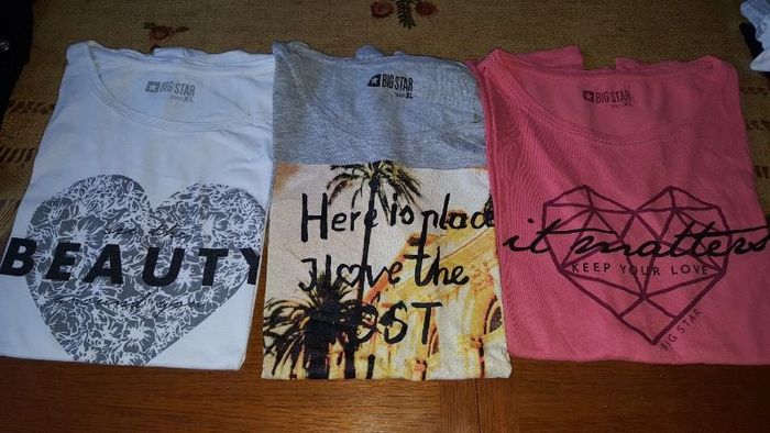 3 tee-shirts femme Big Star en XL