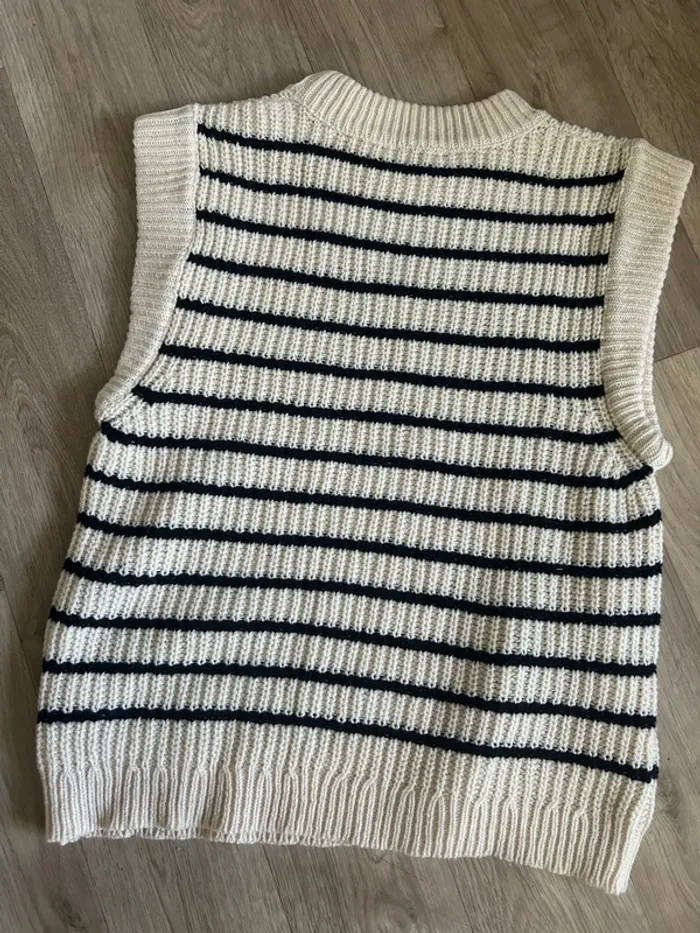 pull Blason marinière Balzac Paris. Taille M. Laine et cachemire - photo numéro 5