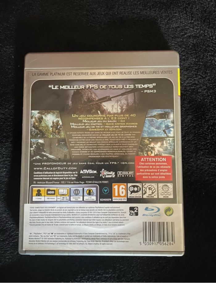 Jeu Call of Duty PS3 Modern Warfare - photo numรฉro 4