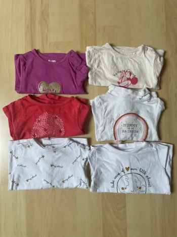 Lot 6 Tee shirt manche longue