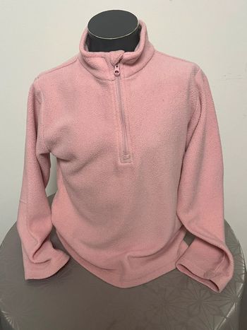 Sweat polaire rose