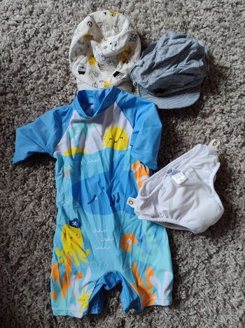 Maillot de bain avec couche intégrée 