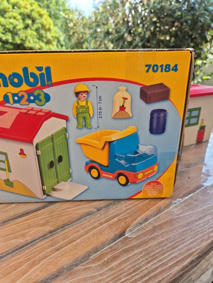 Playmobil 123 ouvrier camion et garage n° 70184 - photo numéro 6