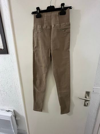 Jean slim marron