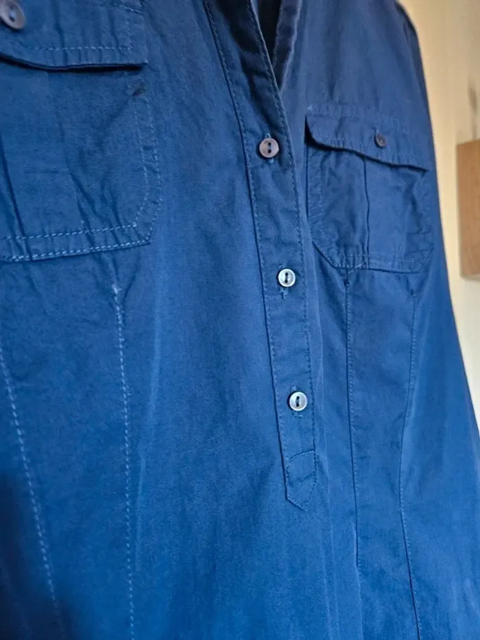 Chemise femme bleu - Camaïeu - photo numéro 5