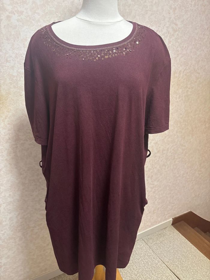Robe style suédine taille 52 marque grandiose