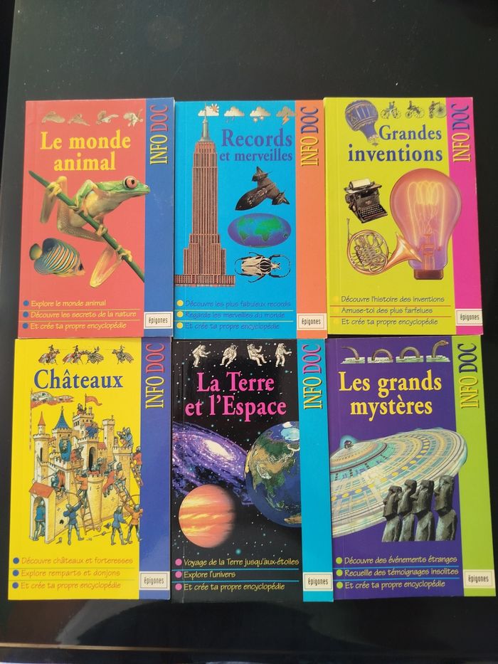 Livres lots de 6 info doc epigones