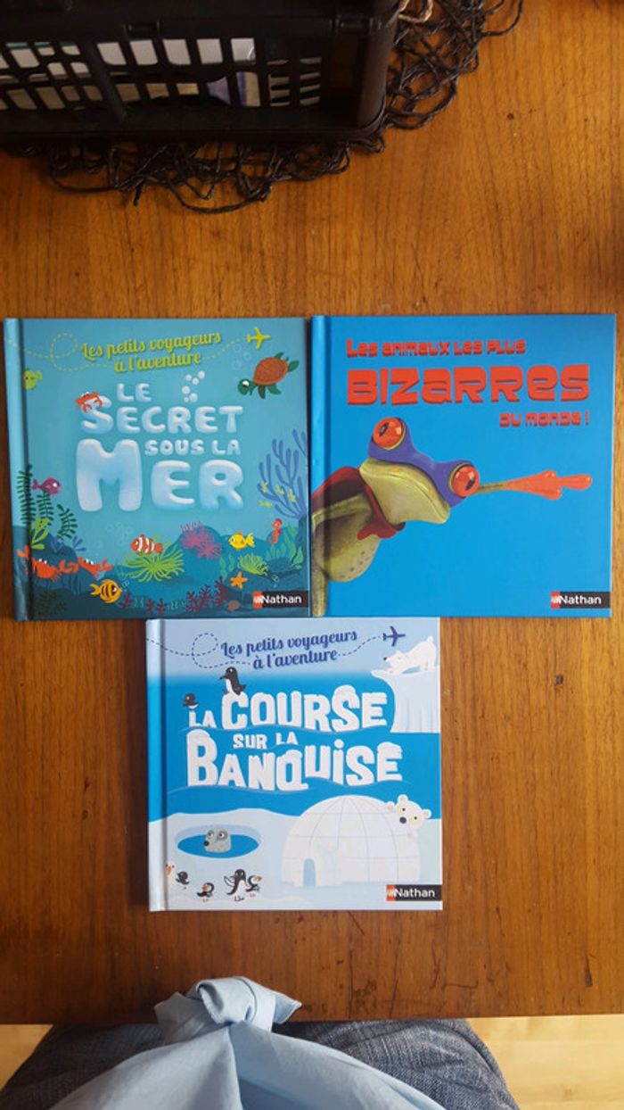 Lot de 3 livres Nathan